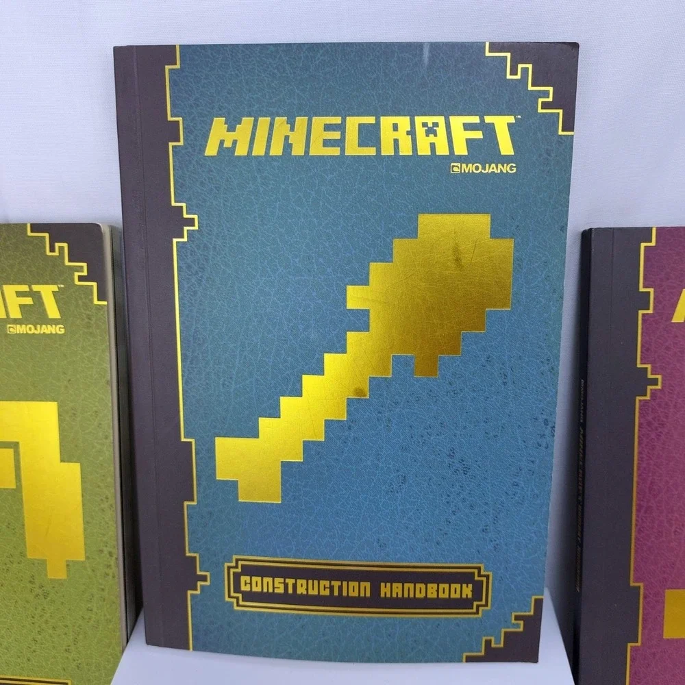 Minecraft Handbook Set Mojang (Combat, Construction,‎ Essential) 2015